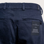 7 For All Mankind Comfort Sateen Chino Short in Deep Navy - Detail image of navy chino shorts