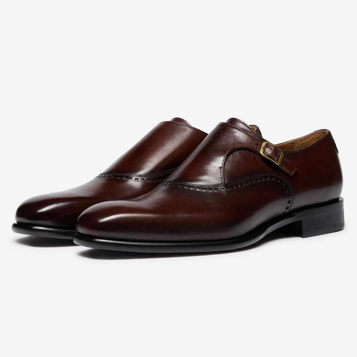 Black athletic shoes on a white background. Oliver Sweeney Shoes available at Sakks Menswear in Southampton.