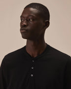 Henley Shirt - Nero Assoluto