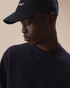 Sweatshirt Soft Felted Jersey Wool - Blu Navy Soft