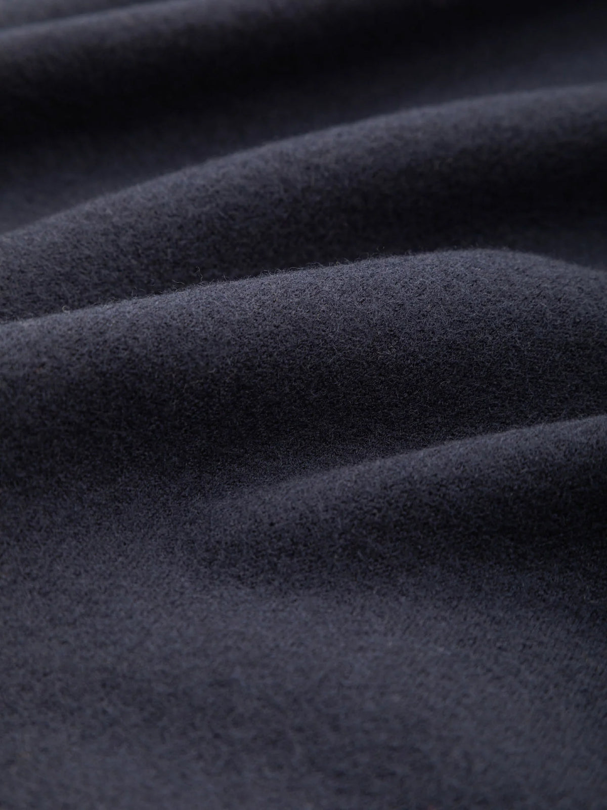 Sweatshirt Soft Felted Jersey Wool - Blu Navy Soft