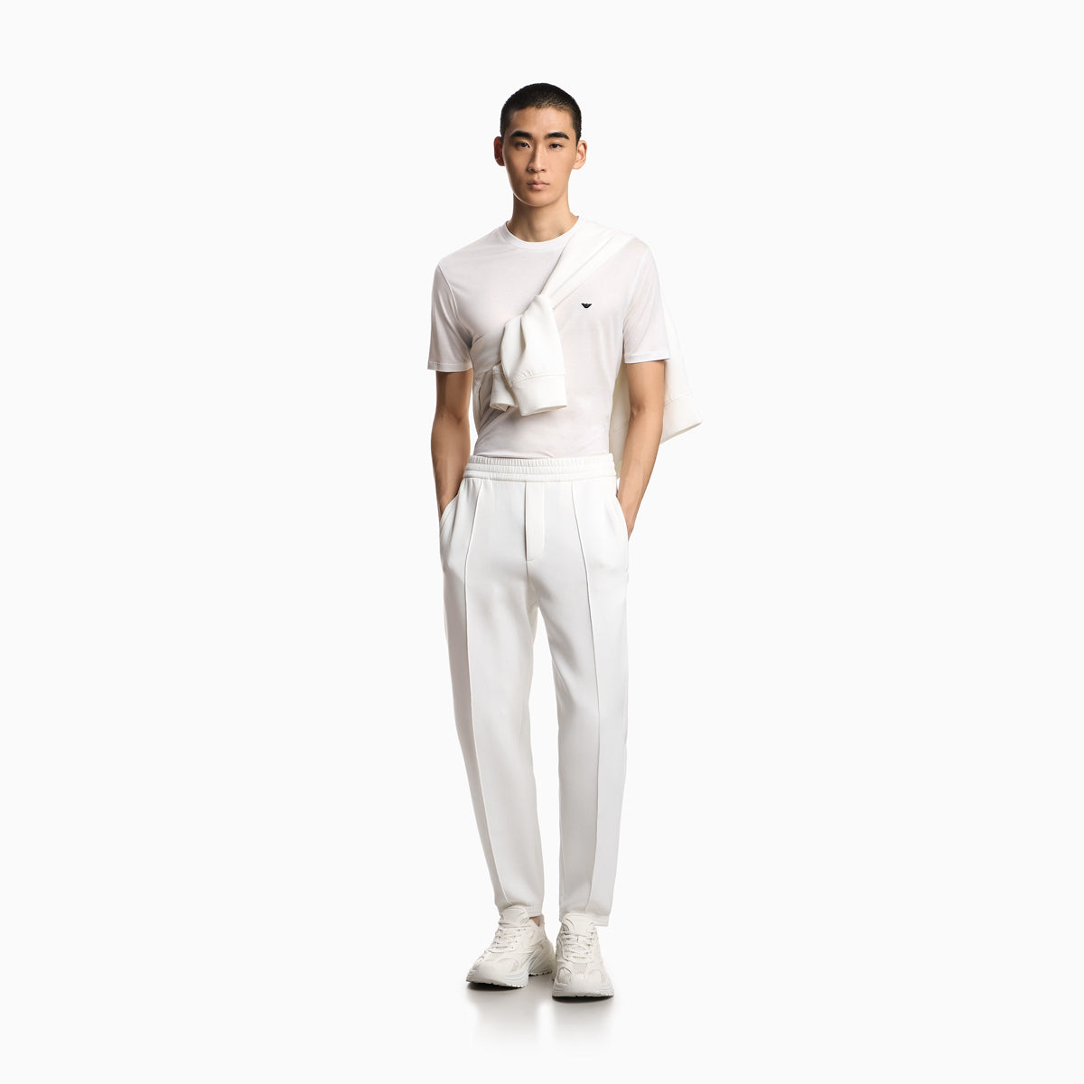 Jersey T-Shirt With Embroidery - Off White
