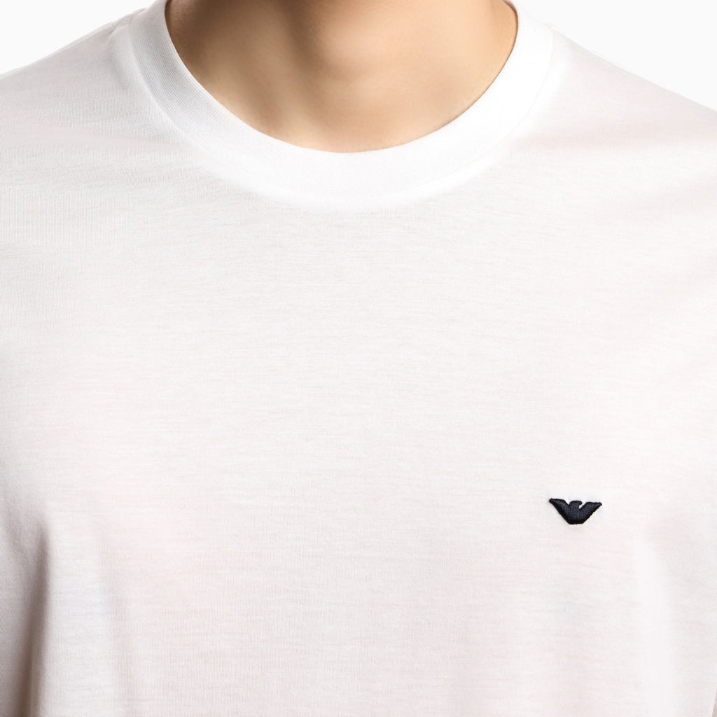 Jersey T-Shirt With Embroidery - Off White