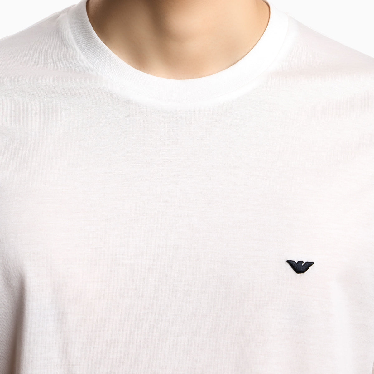 Jersey T-Shirt With Embroidery - Off White