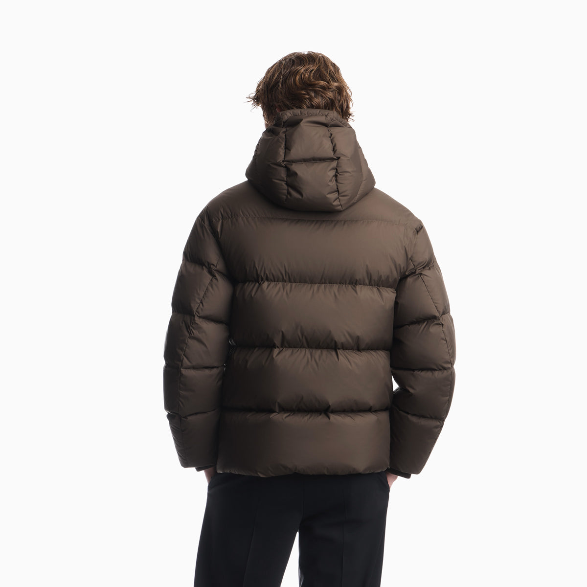 Ultra Fine Ripstop Down Jacket - Green