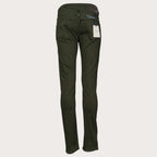 Bard Regular-slim 5 Pocket Cotton and Lyocell Stretch Twill Pants - Algae Green