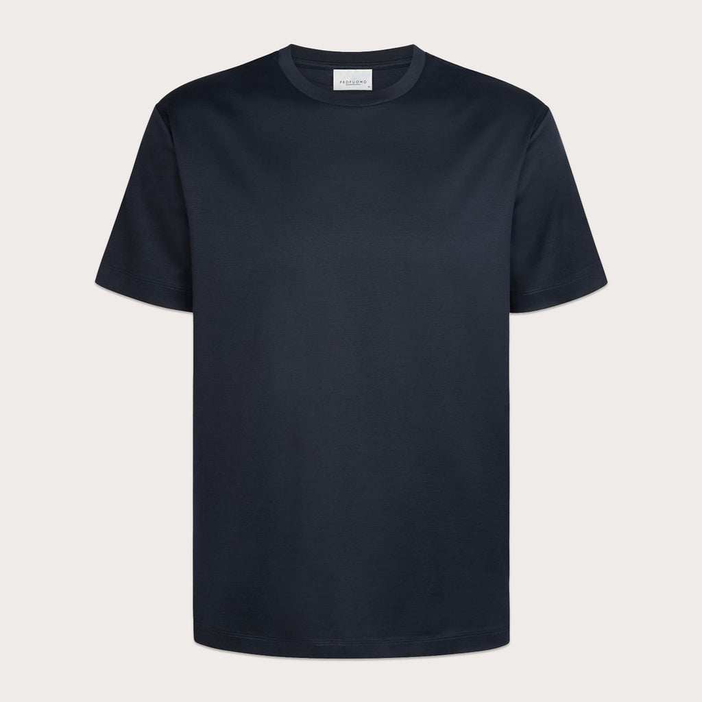 Pima Cotton T-Shirt - Navy