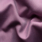 A close-up of draped fabric with a fine herringbone pattern in dusty purple and pink tones, showing soft folds and shadows. Eton Shirt available at Sakks Menswear in Southampton.