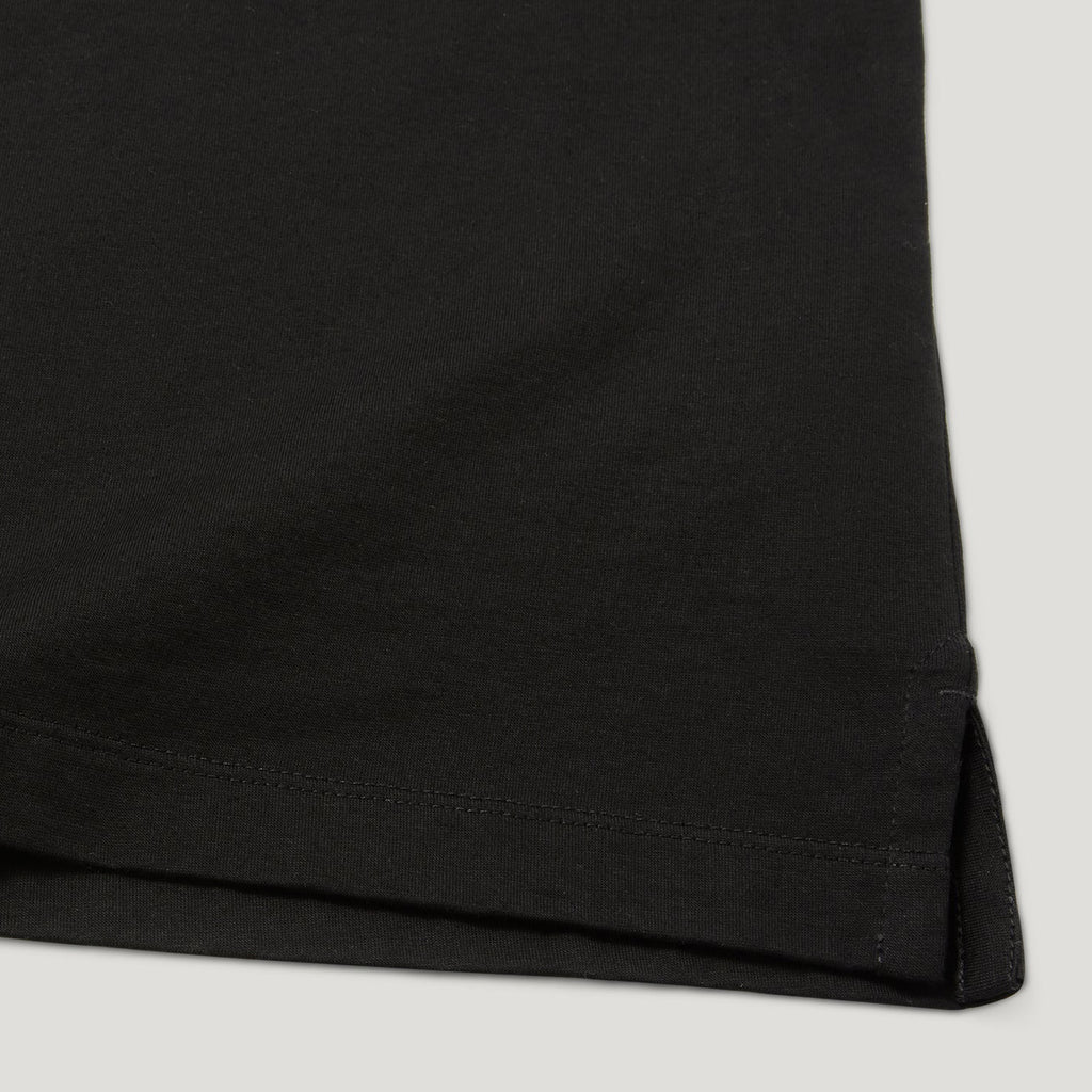 Black Polo Shirt. Belstaff Steel Polo. Sakks Menswear Southampton.