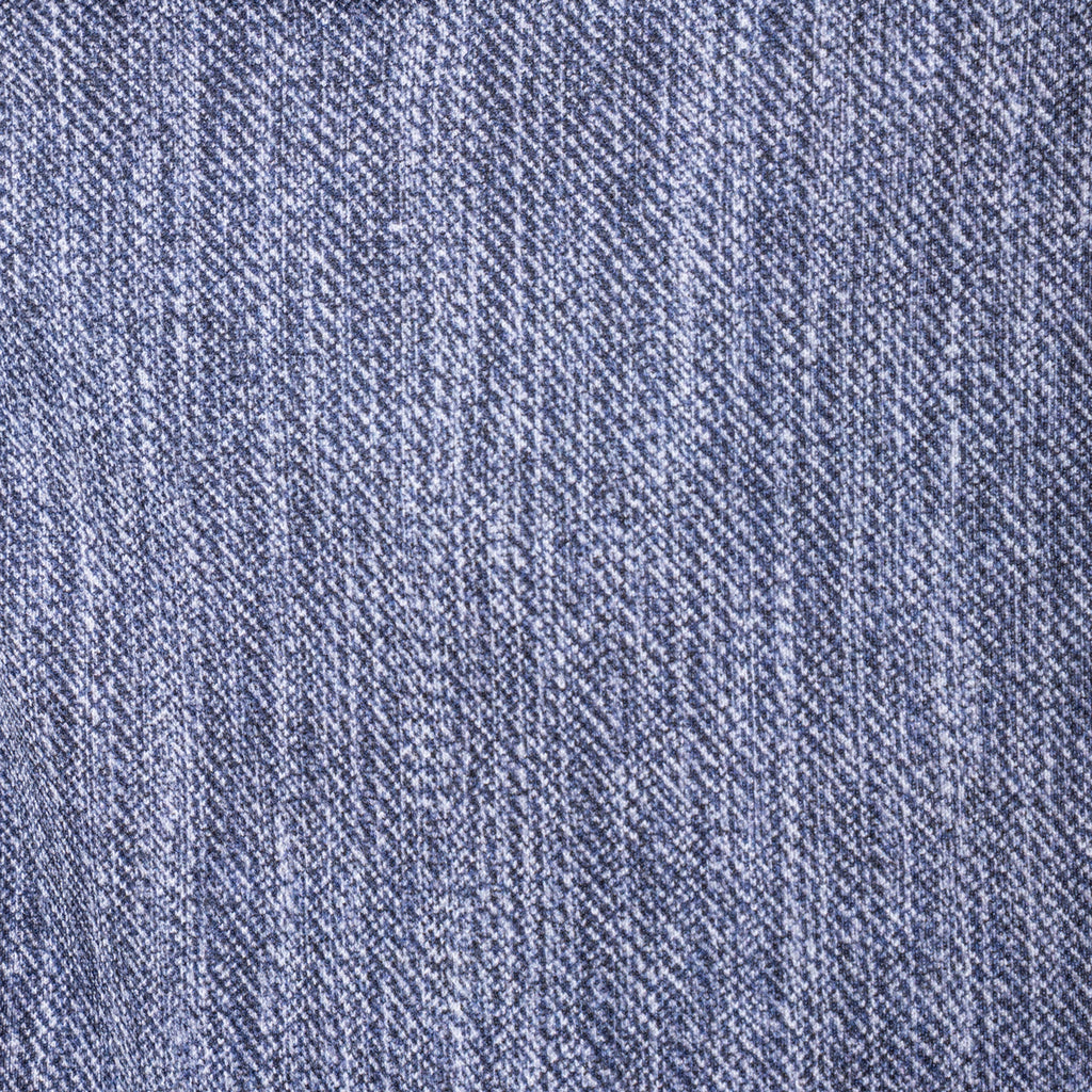 A close-up of a blue-gray woven fabric texture with a fine diagonal twill pattern. Circolo 1901 Trousers. Sakks Menswear Southampton.