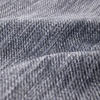 Close-up of a heathered gray knit fabric texture with soft folds and a ribbed weave. Circolo 1901 Blazer. Sakks Menswear Southampton.