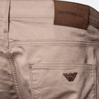 Comfort Stretch-Gabardine Slim Fit J06 Trousers – Beige