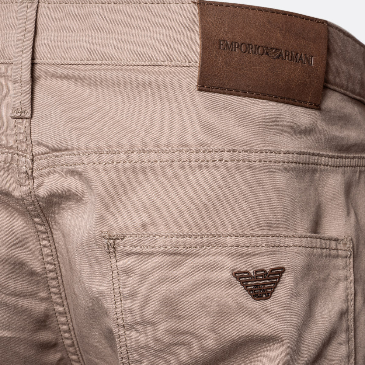 Comfort Stretch-Gabardine Slim Fit J06 Trousers – Beige