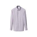 A light lavender long-sleeve button-down shirt with a band collar, displayed on a clean white background. Eton Shirt available at Sakks Menswear in Southampton.
