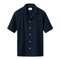Eton Seersucker Resort Shirt - Blue