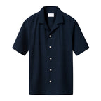 Eton Seersucker Resort Shirt - Blue