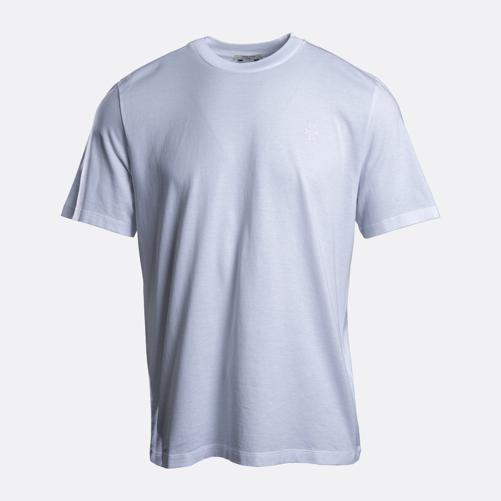 A light blue crew-neck short-sleeve t-shirt displayed on a clean, light gray background. Jacob Cohën T-Shirt available at Sakks Menswear in Southampton.